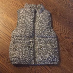 Girls gap winter coat vest